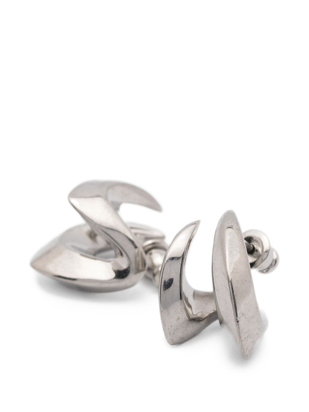 orecchini spada huggies unisex argento 