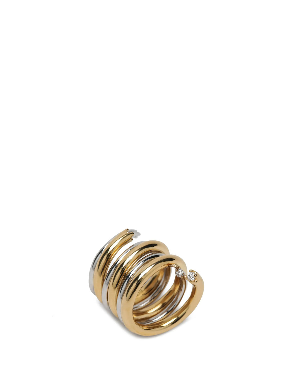 anello rorbit unisex argento e oro 