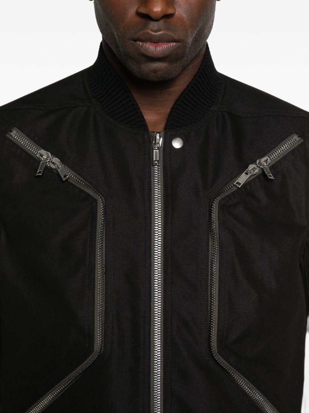 giacca heizer flight uomo nera 