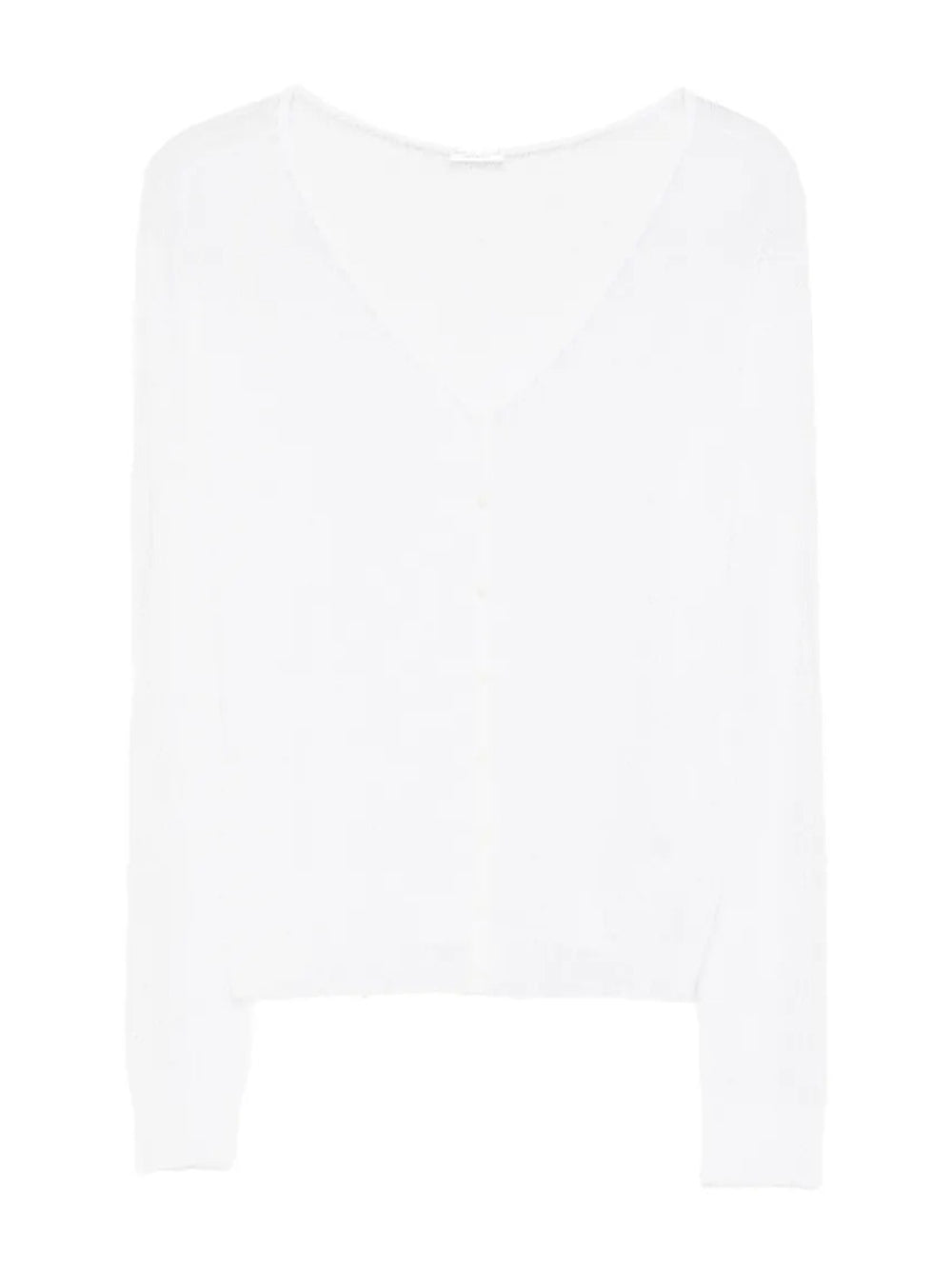 cardigan scollo  av donna bianco 