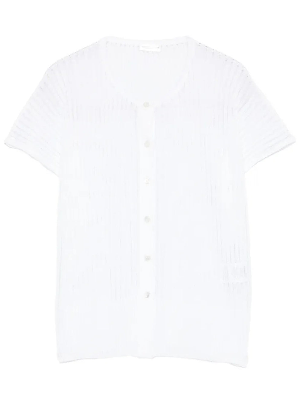 cardigan a coste donna bianco 