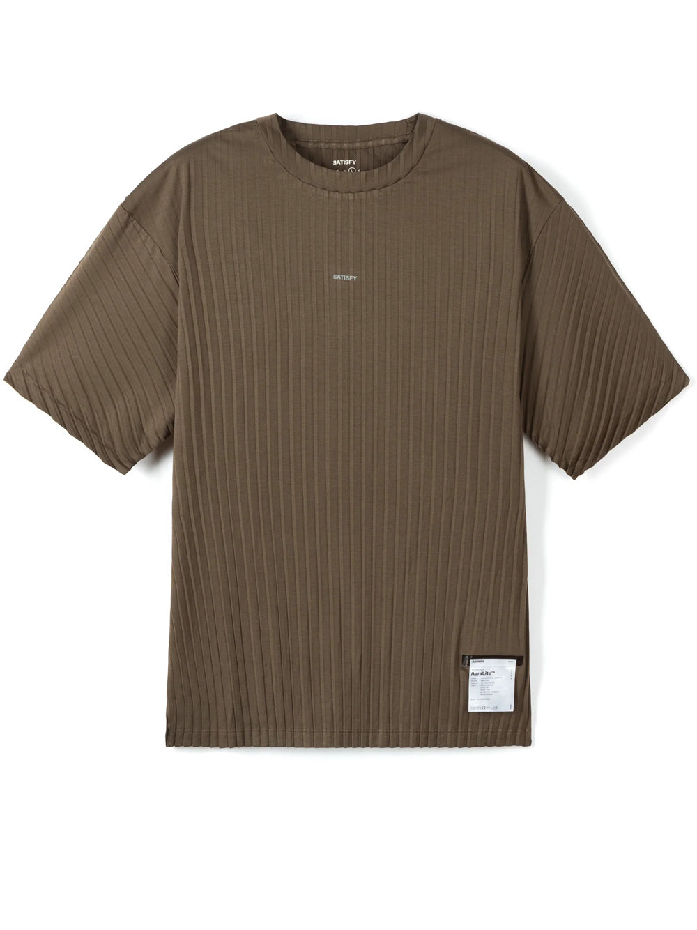 t-shirt auralite plated uomo oliva 