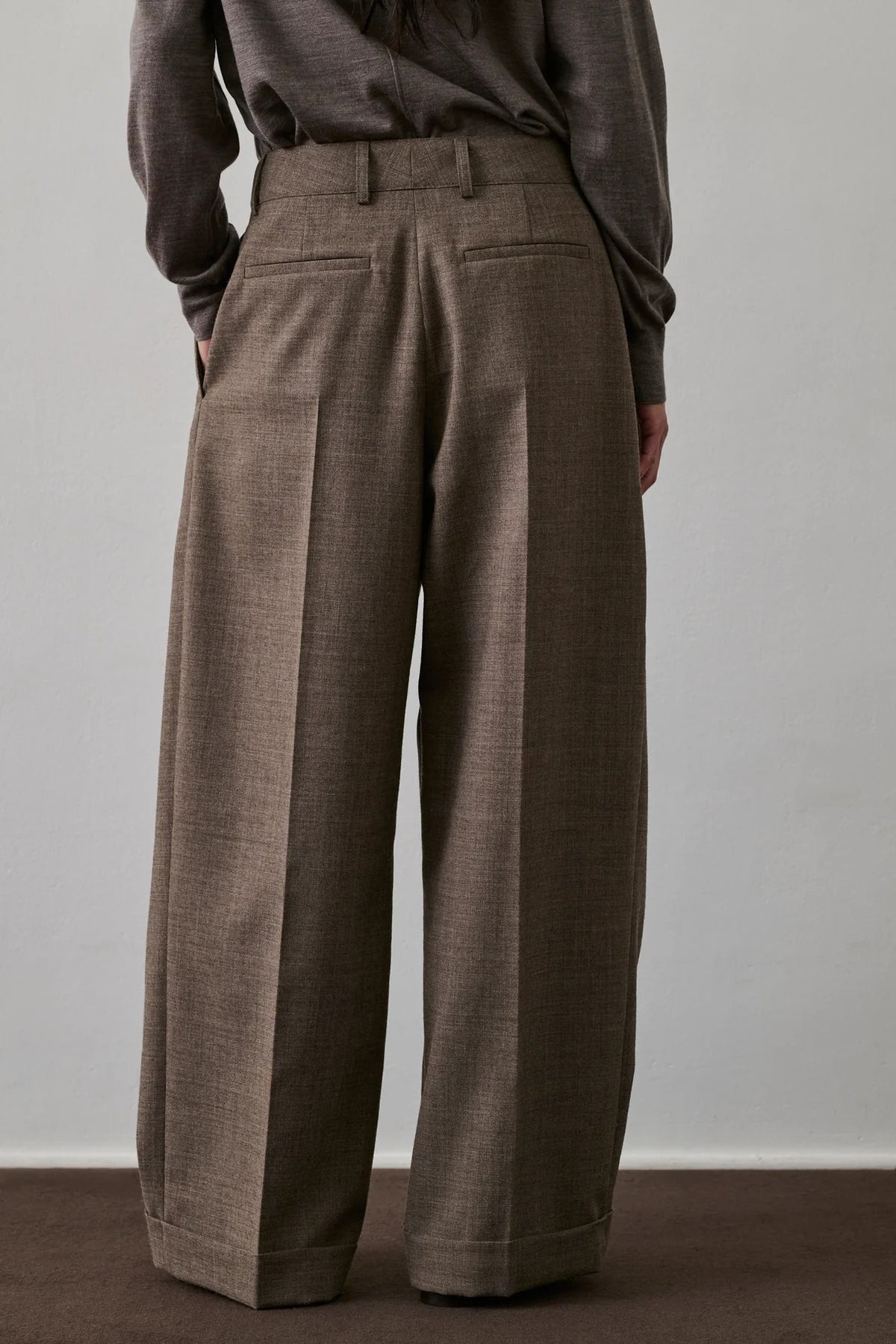 pantaloni watson donna ecrù 