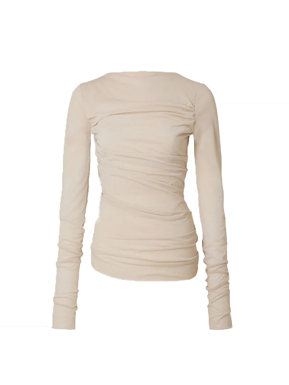 t-shirt gaia donna ecrù 