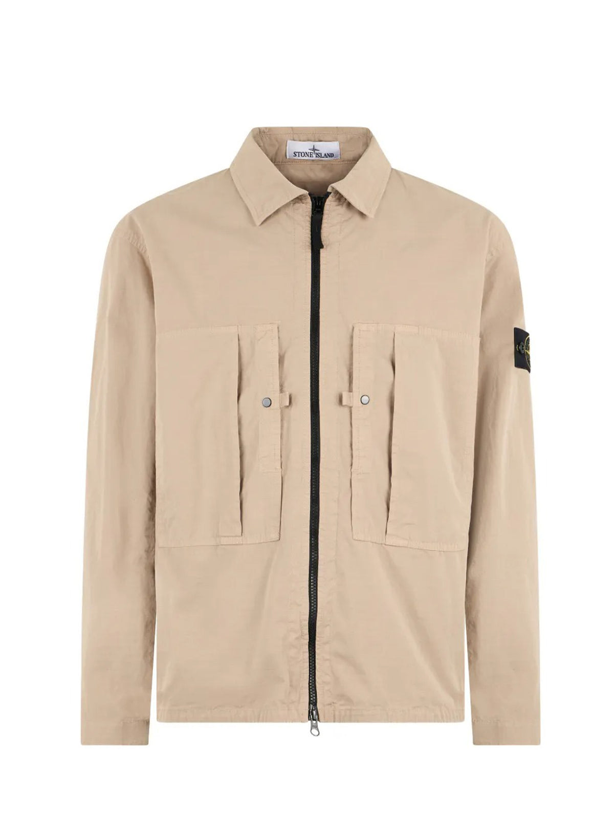 overshirt 1200005 uomo beige 