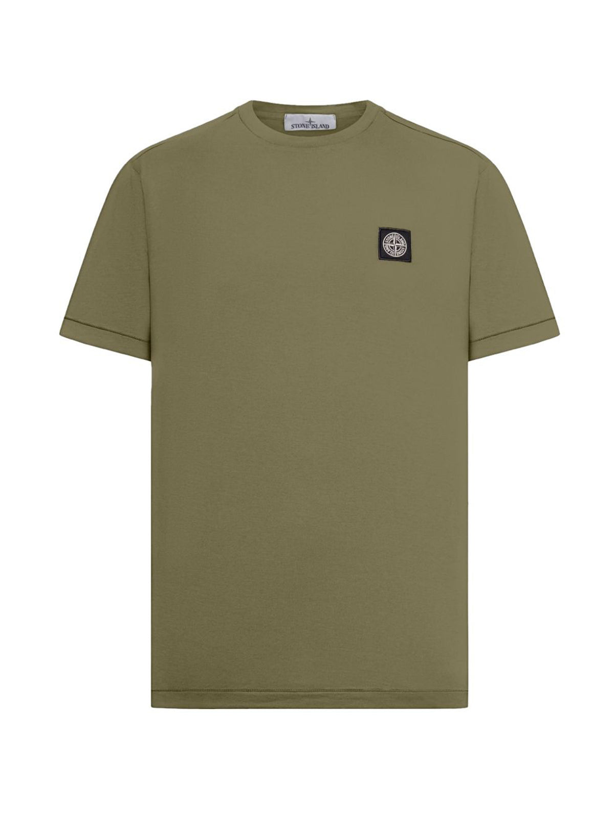 t-shirt 2100027 uomo verde militare 