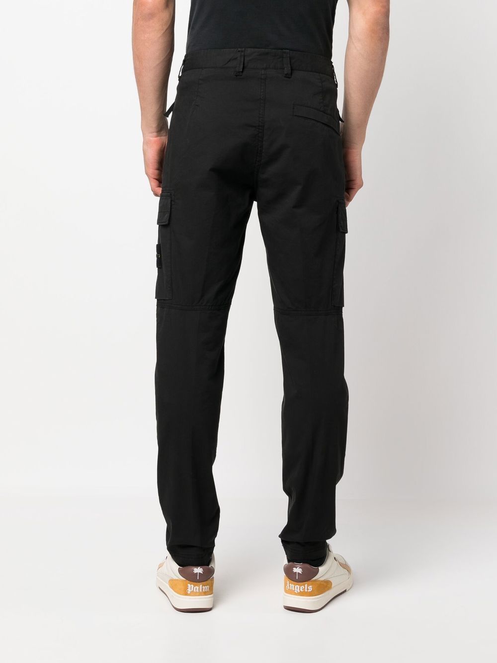 pantaloni 3100031 stretch uomo neri 