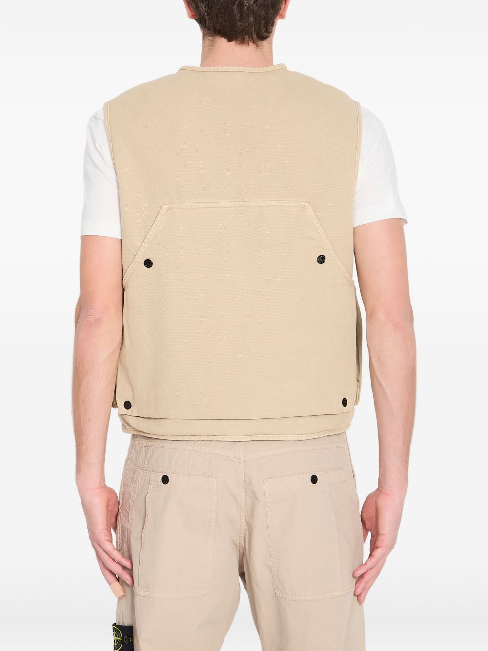 gilet 6100007 uomo beige 