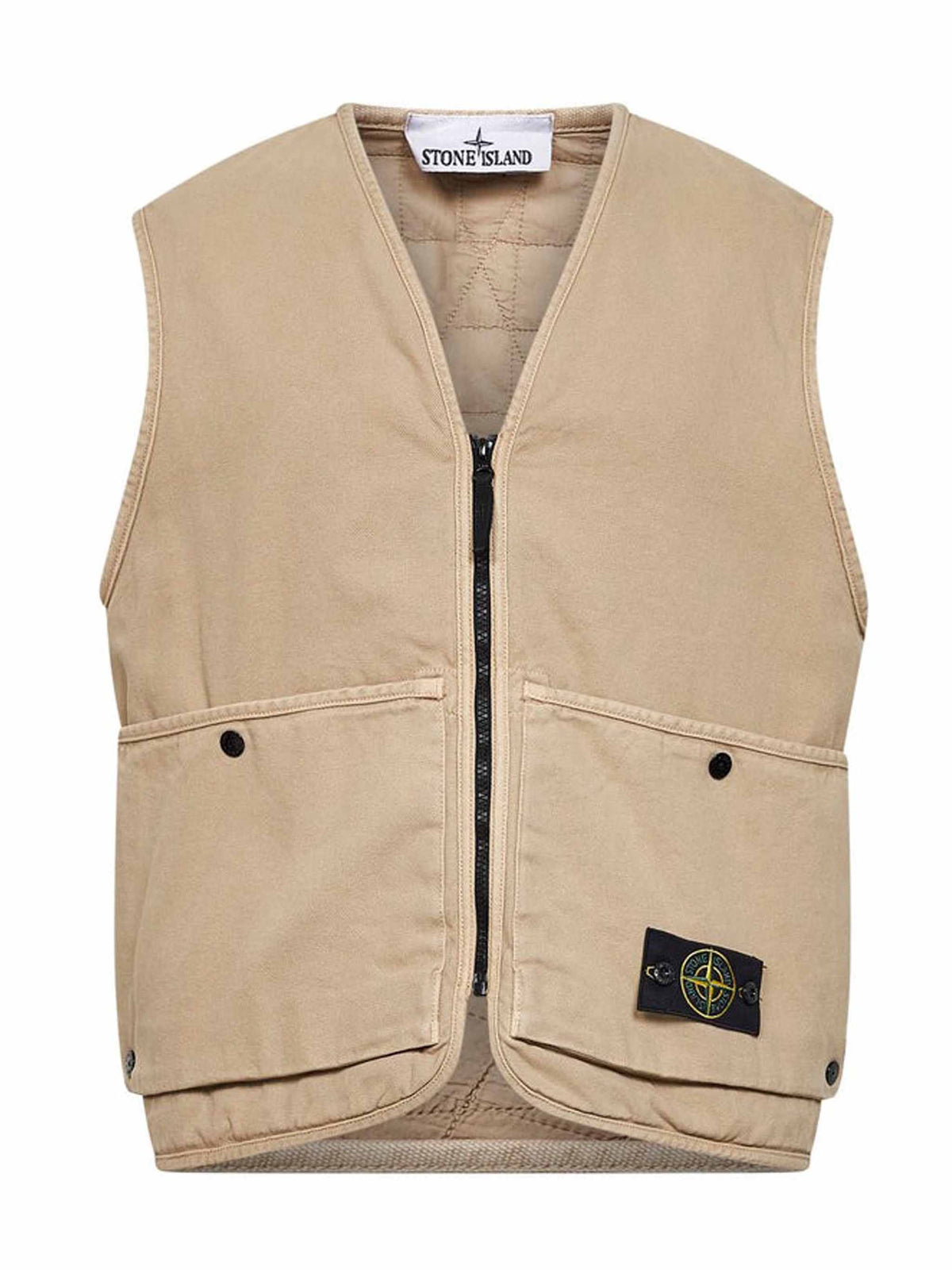 gilet 6100007 uomo beige 