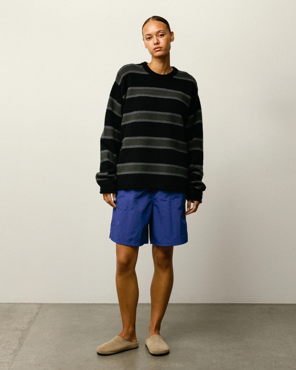 bermuda water short stock unisex blu 
