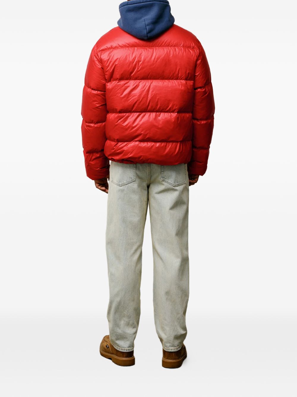 giacca imbottito micro ripstop uomo rosso 