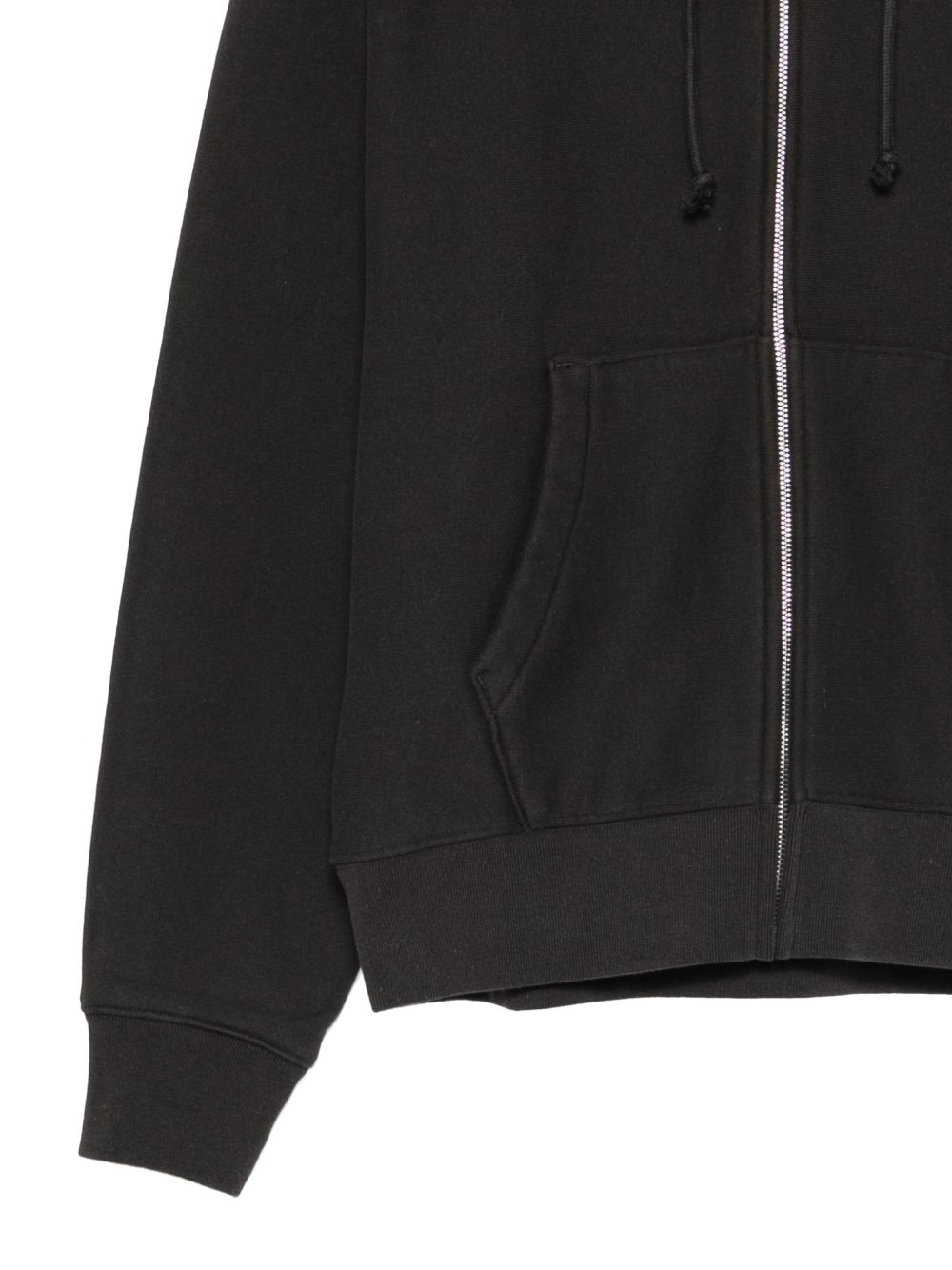 felpa basic diamond zip unisex nera 