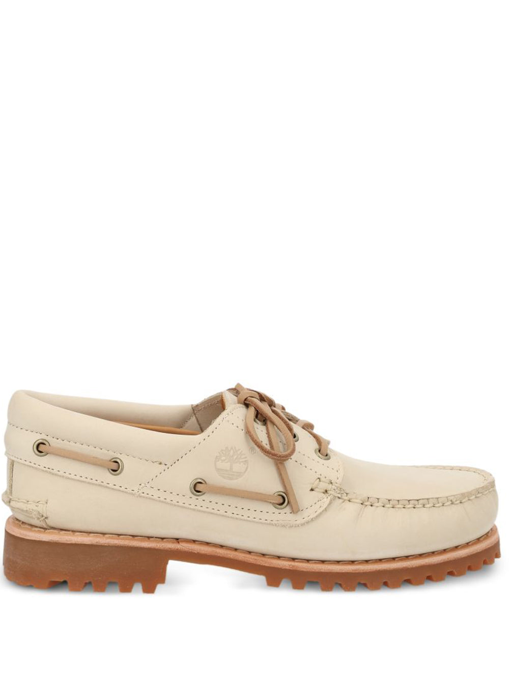 scarpe stringate authentic boat 3 eye uomo beige chiaro 