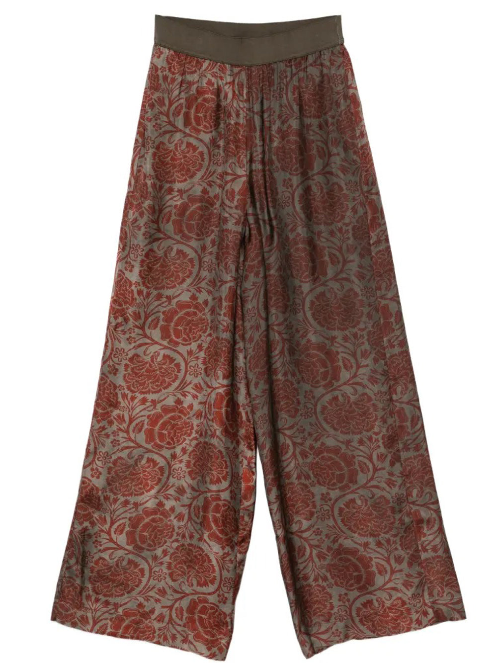 pantaloni pansy donna grigi e rossi 