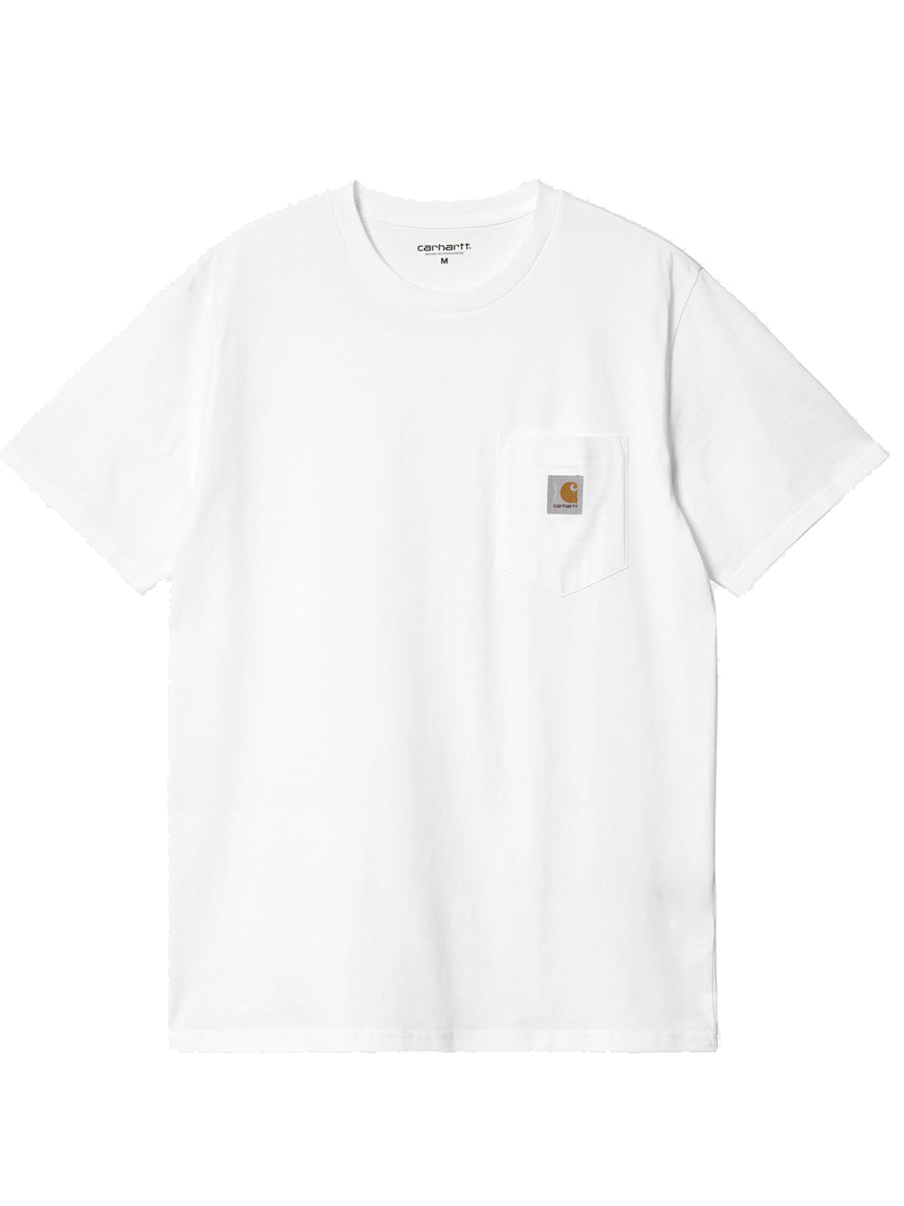 t-shirt pocket uomo bianca 
