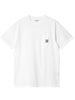 t-shirt pocket uomo bianca