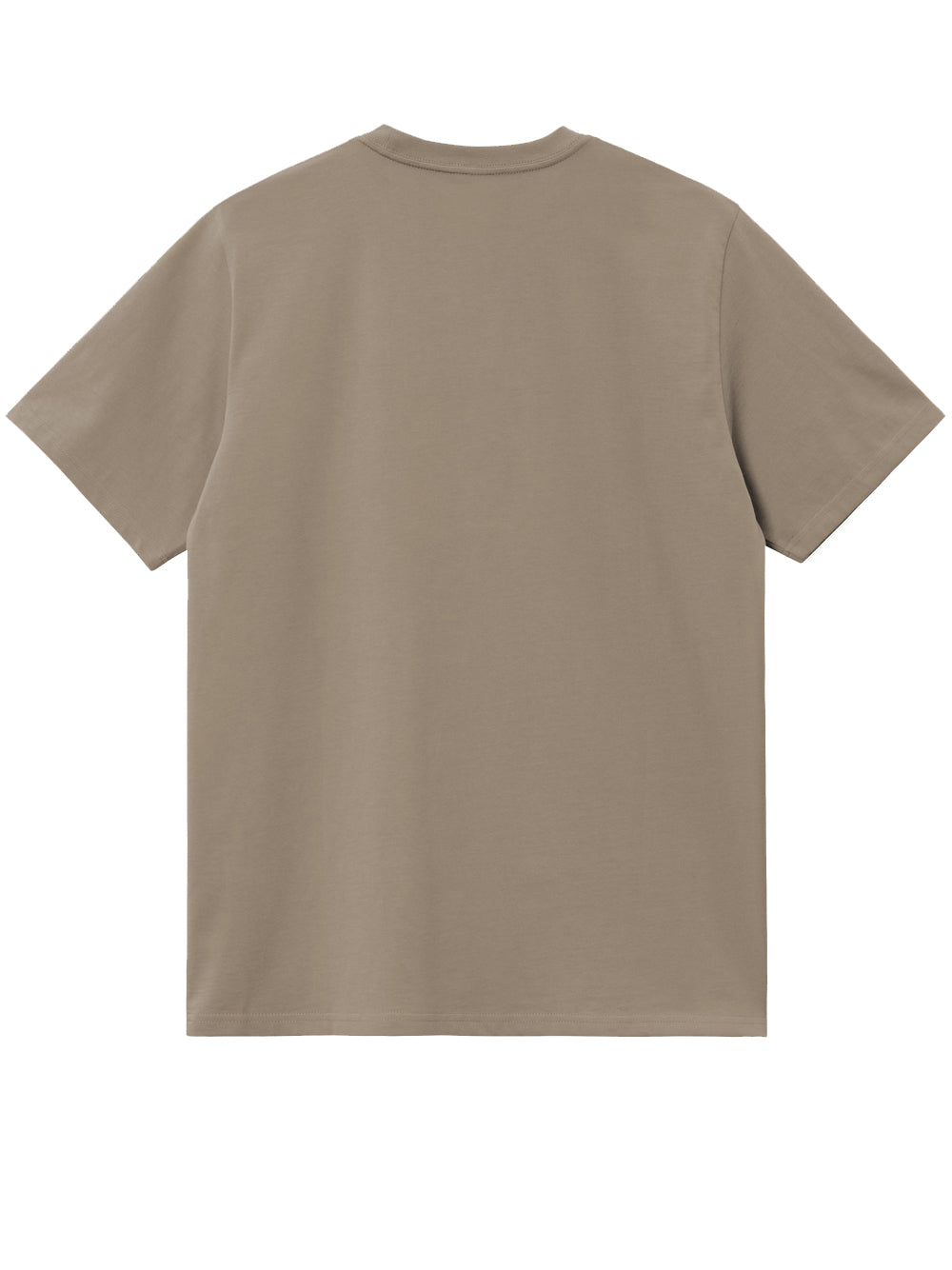 t-shirt pocket uomo beige 