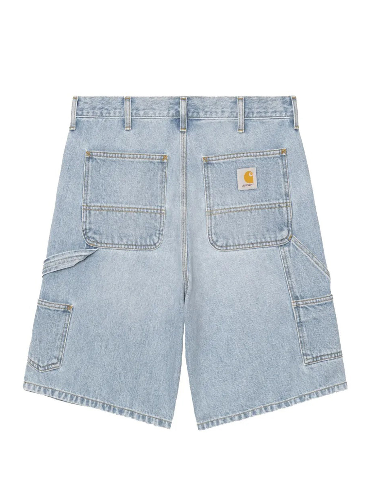pantaloncini double knee uomo blu 