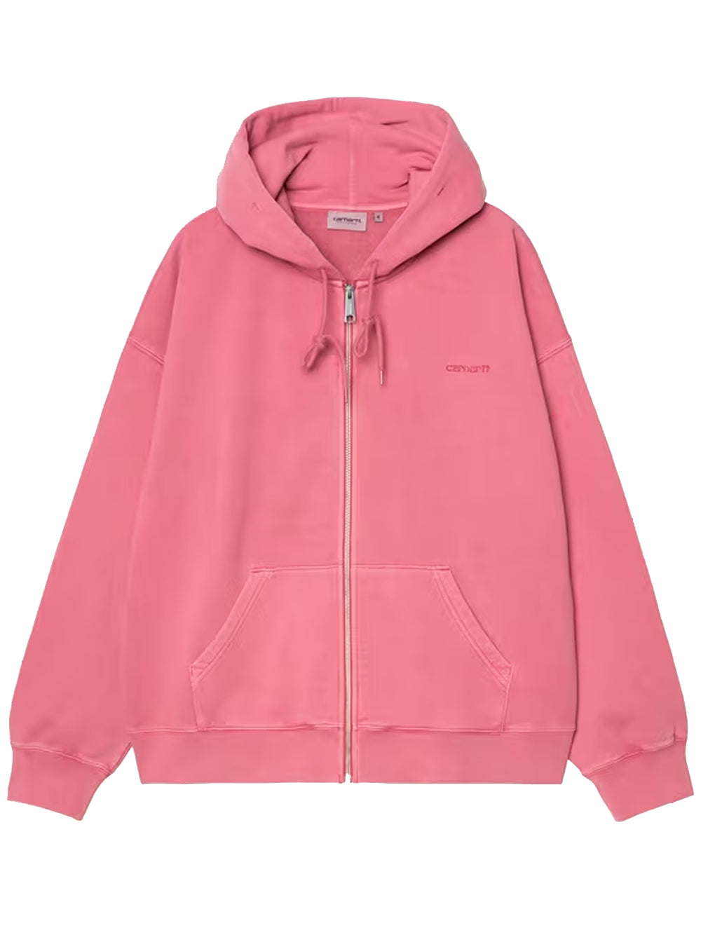 felpa hooded benton uomo rosa 