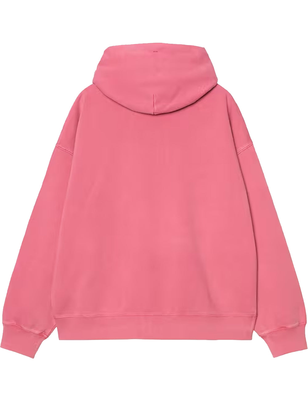 felpa hooded benton uomo rosa 