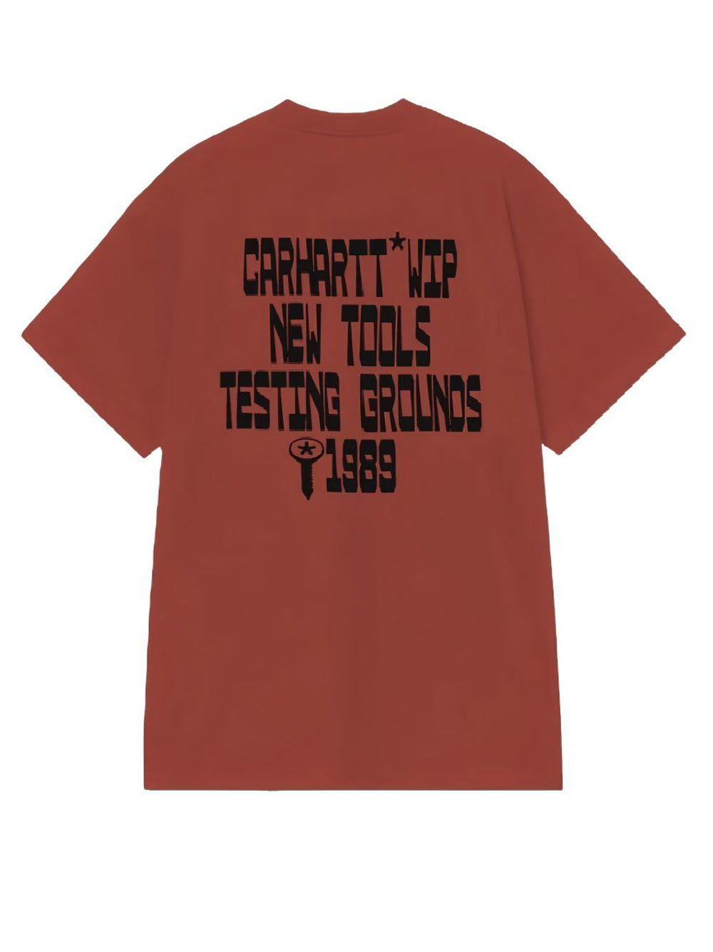 t-shirt s/s blocks uomo rossa 