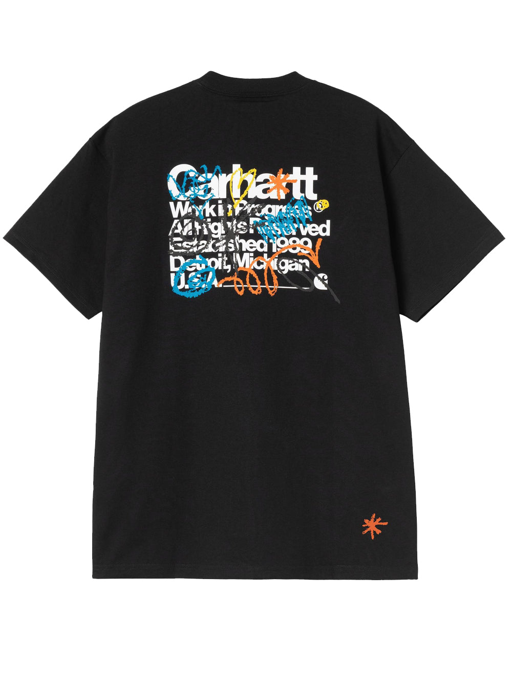 t-shirt s/s primary uomo nera 