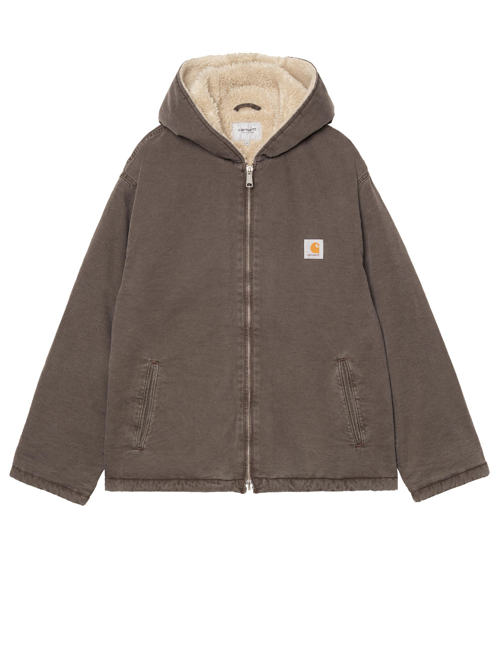 giacca hooded mitch uomo marrone 