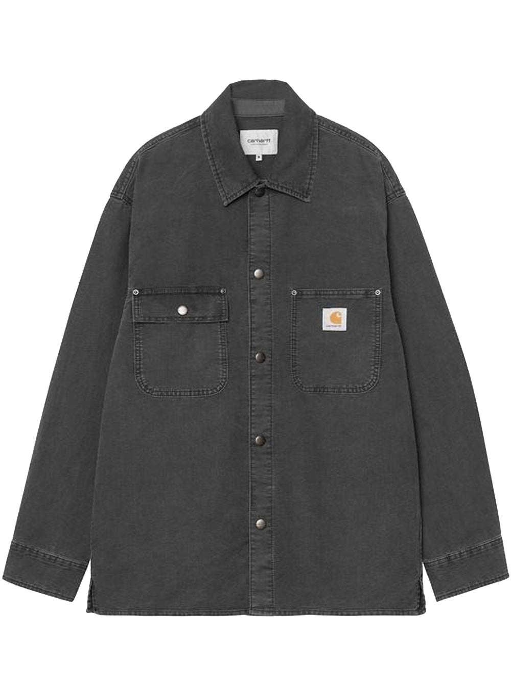 giacca camicia parrish uomo grigia 