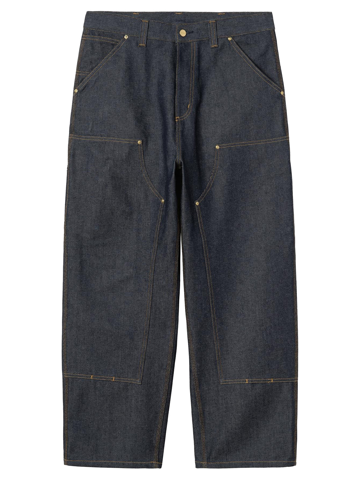 pantaloni og double knee uomo blu 