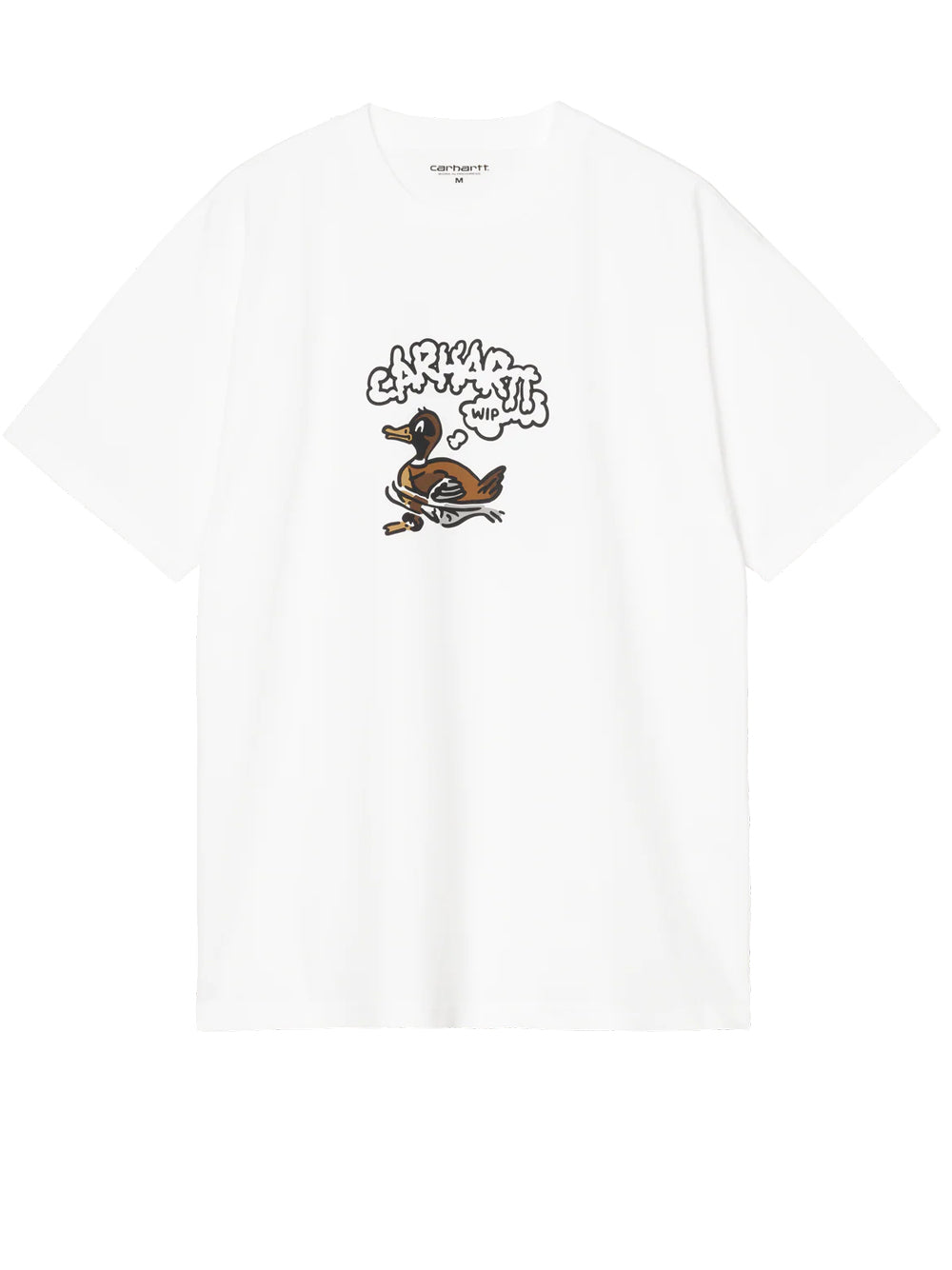 t-shirt ss duck duck uomo bianca 