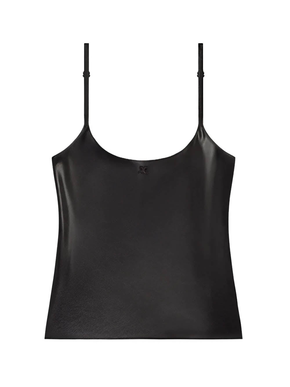 top lingerie glossy donna nero 