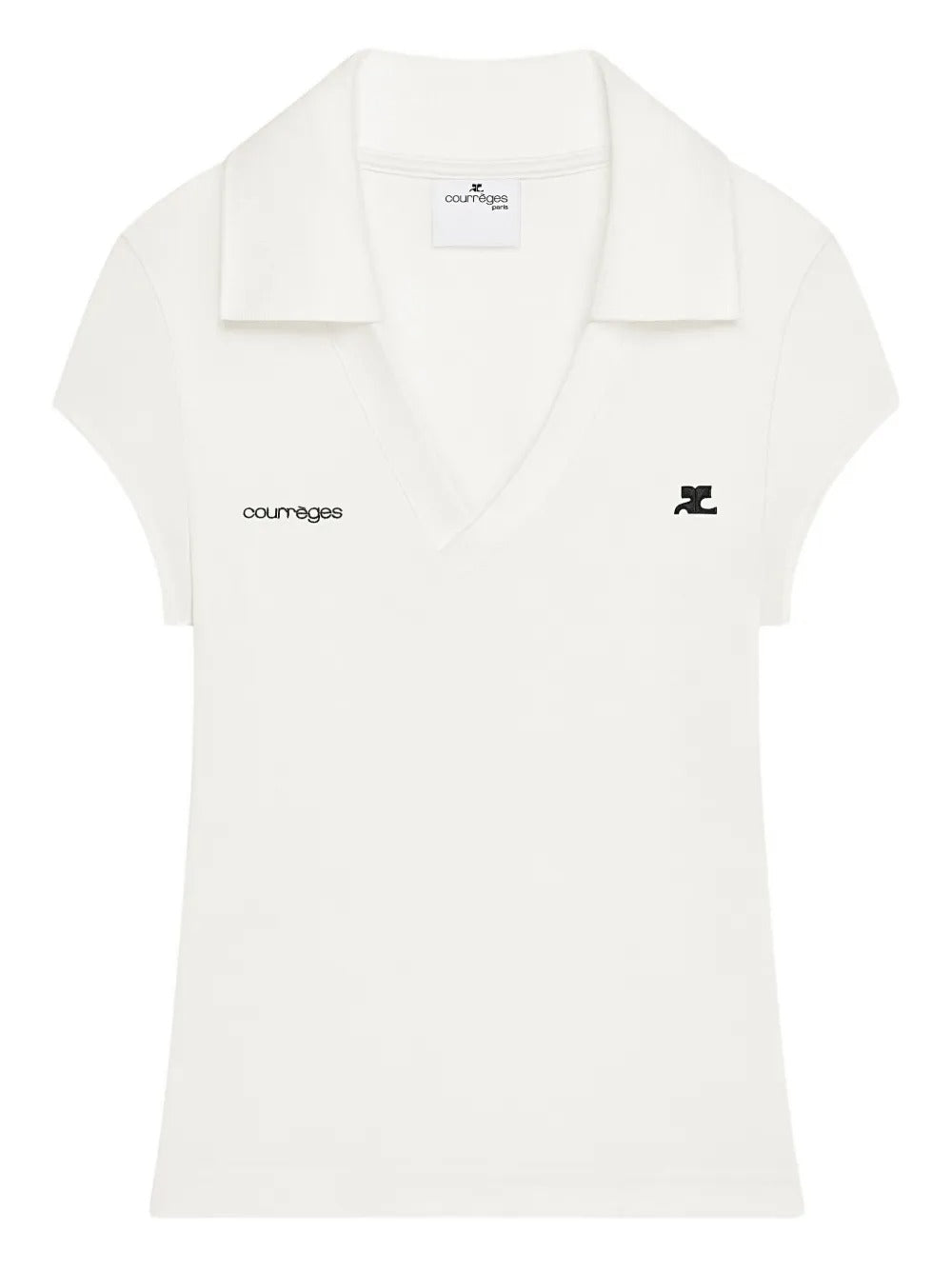 polo sports cropped donna bianca 