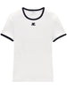 t-shirt signature donna bianca