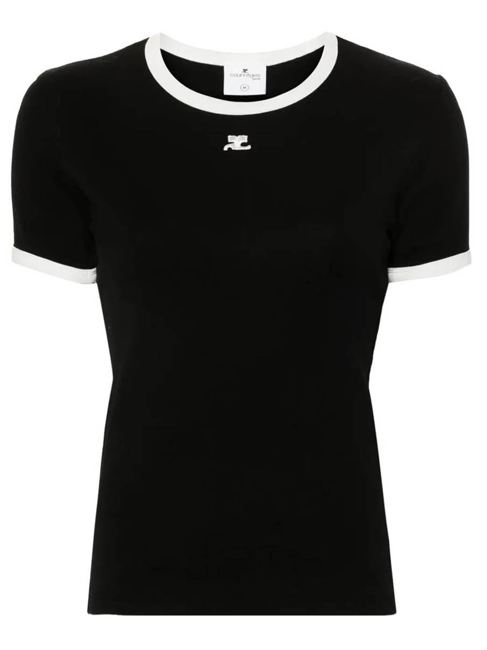 t-shirt signature donna nera 