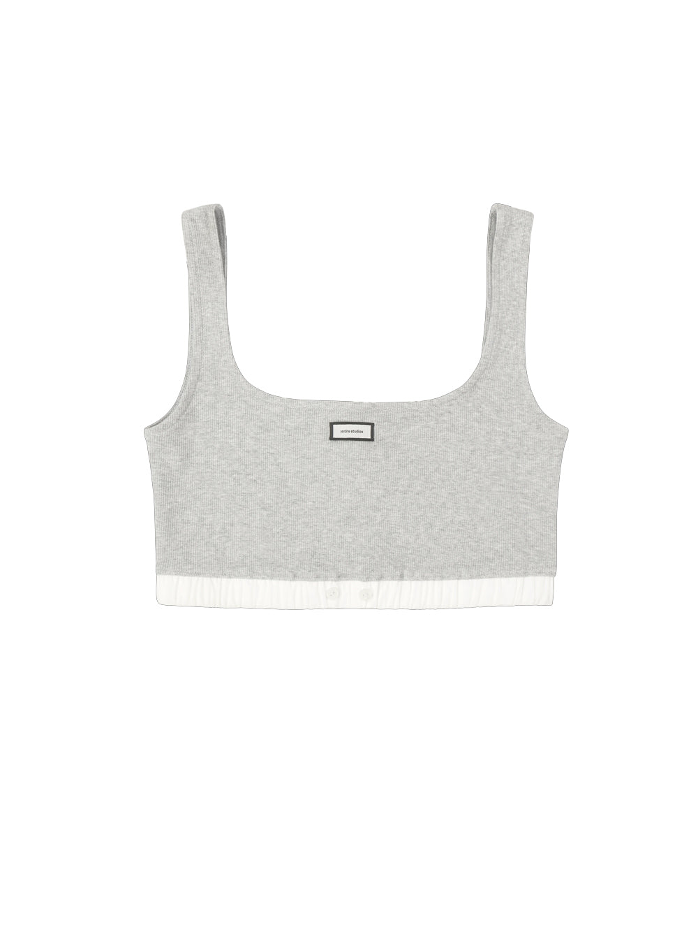 top lounge bra donna grigio 