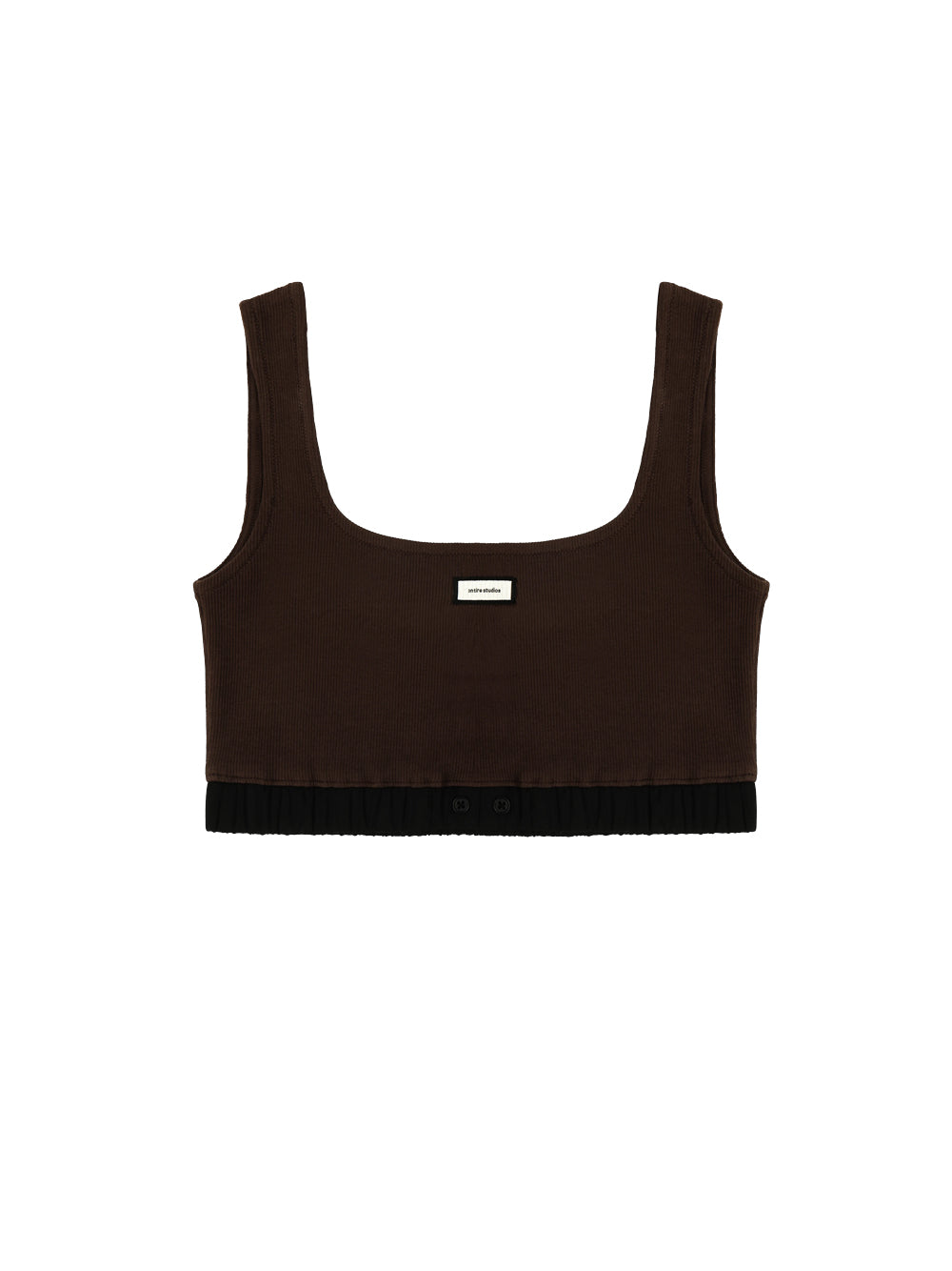 top lounge bra donna marrone 