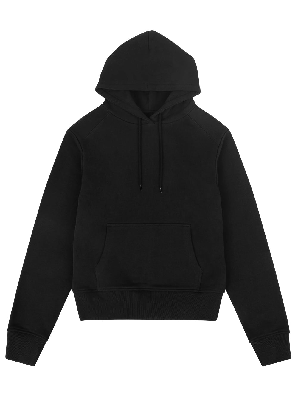 felpa standard hood unisex nera 