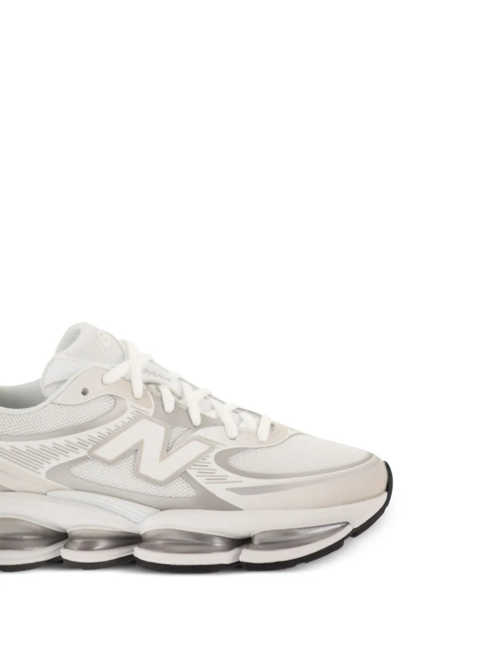 sneakers abzorb 2000 unisex bianche e argento 