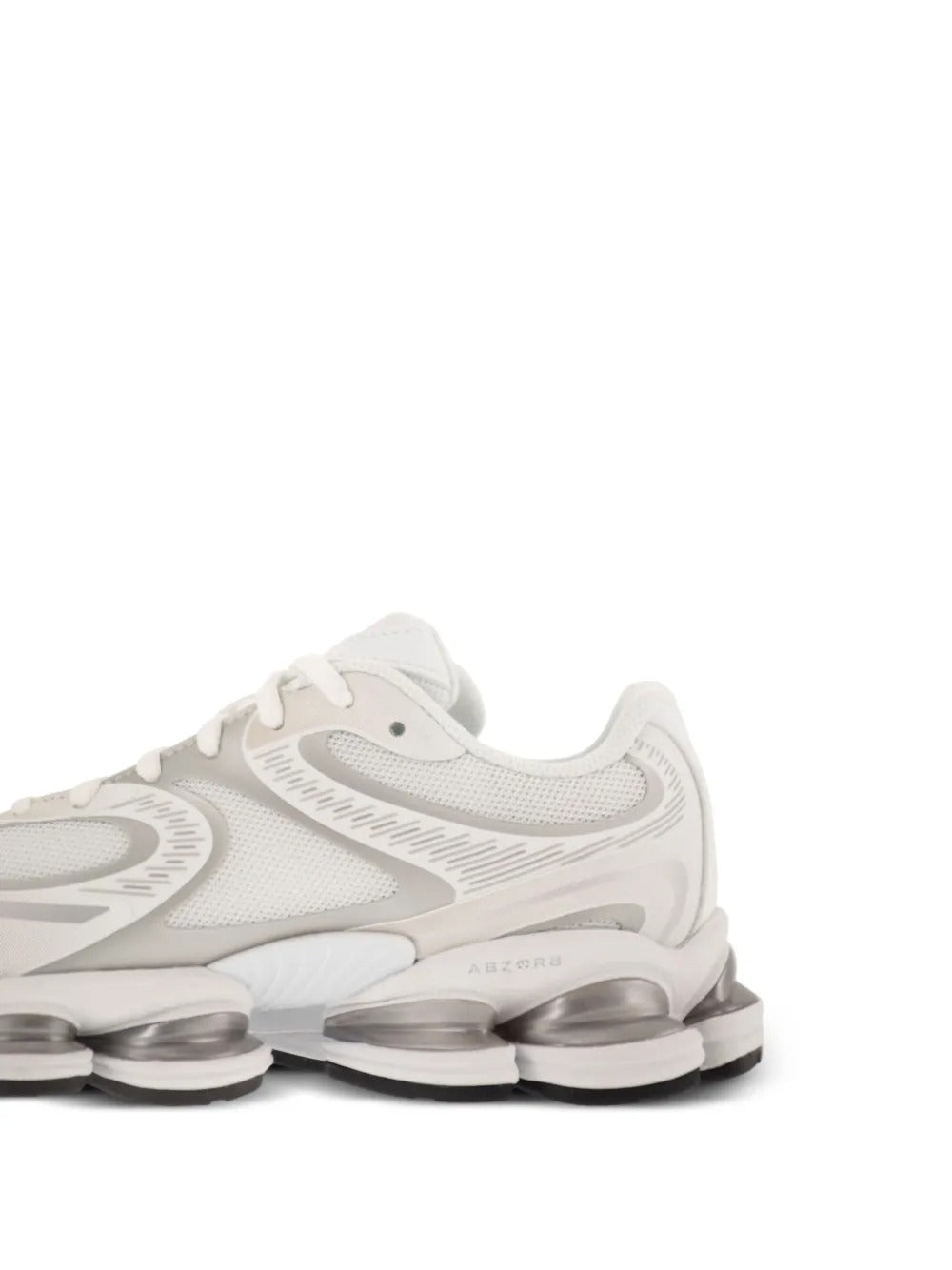 sneakers abzorb 2000 unisex bianche e argento 