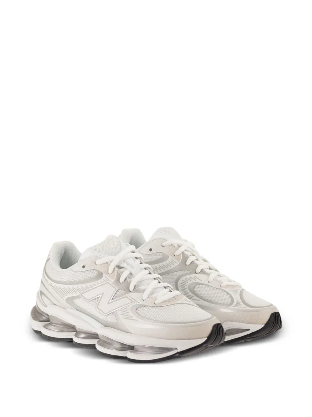 sneakers abzorb 2000 unisex bianche e argento 
