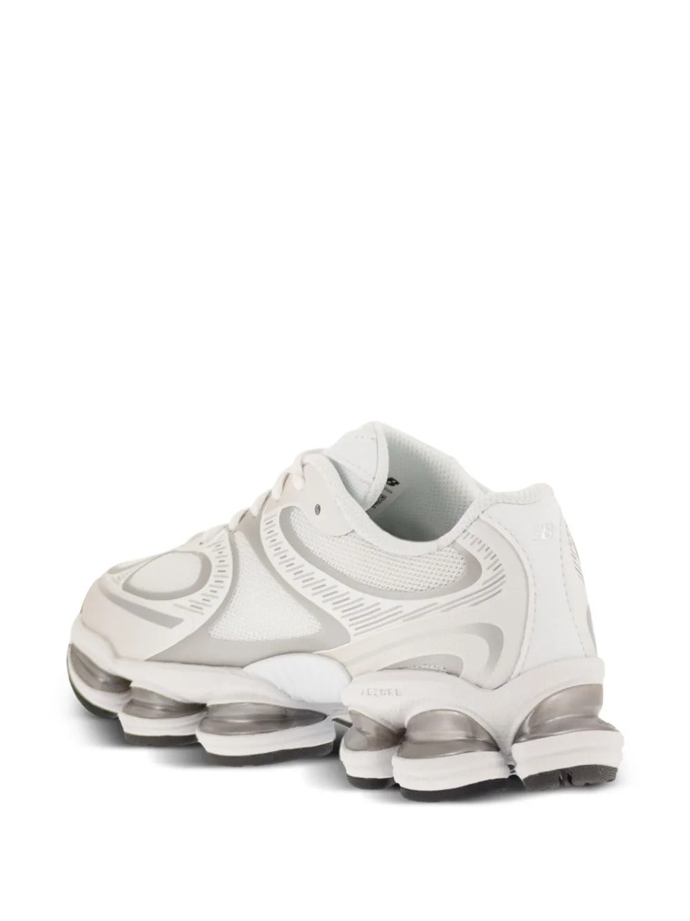sneakers abzorb 2000 unisex bianche e argento 