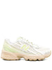 white and lime unisex 740 sneakers