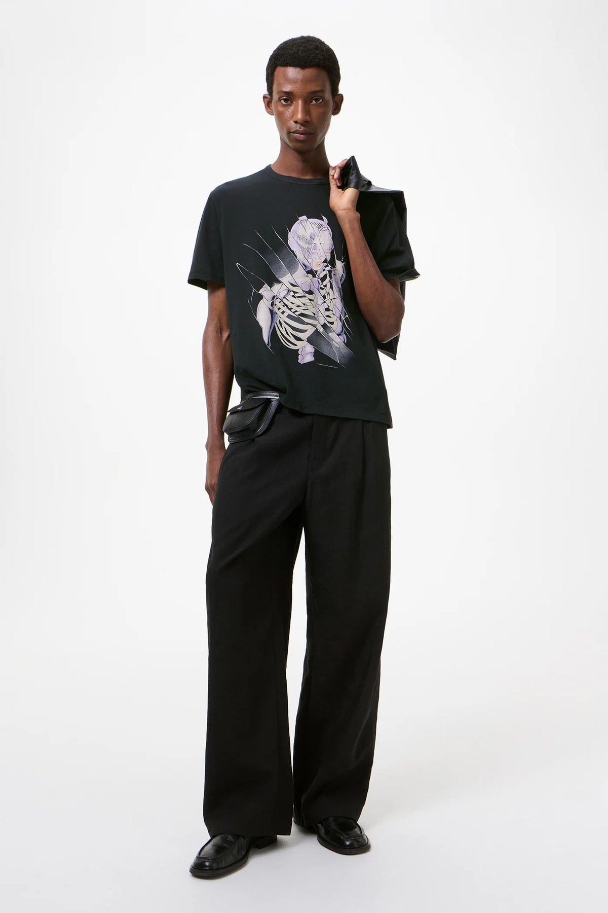t-shirt  box uomo nera 