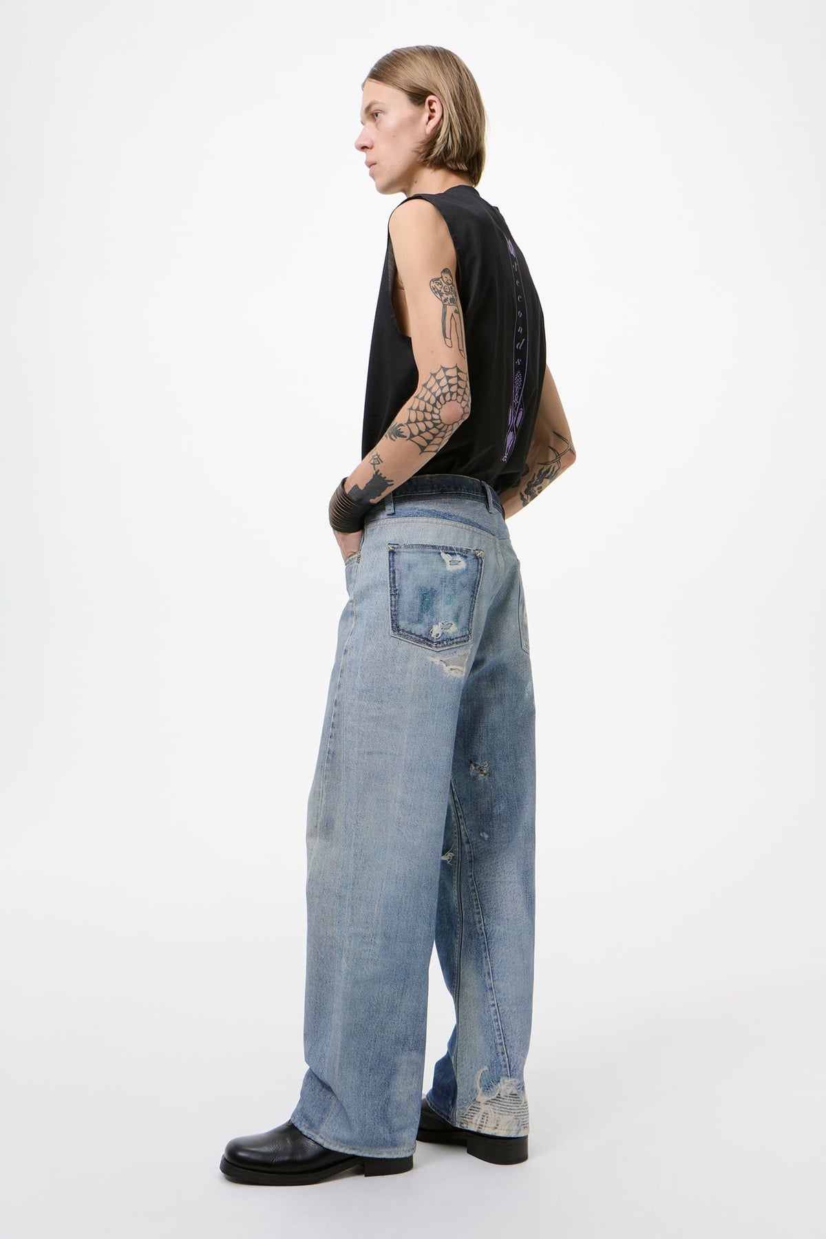 jeans third cut uomo blu 