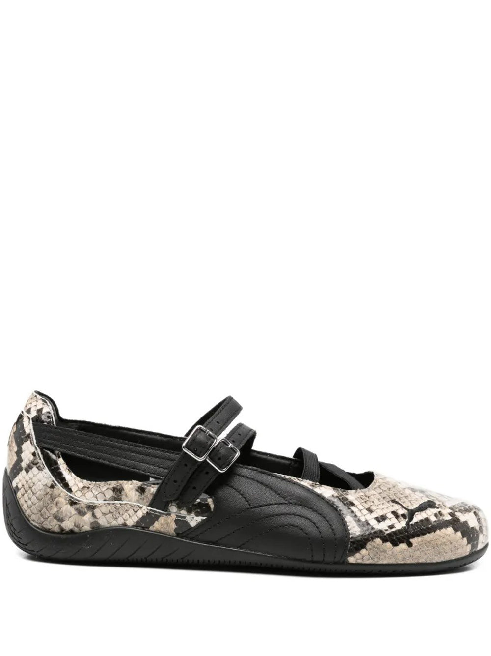 ballerine speedcat snake donna nere e beige 