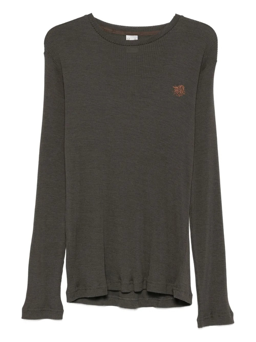 t-shirt ls rift rib uomo verde oliva 