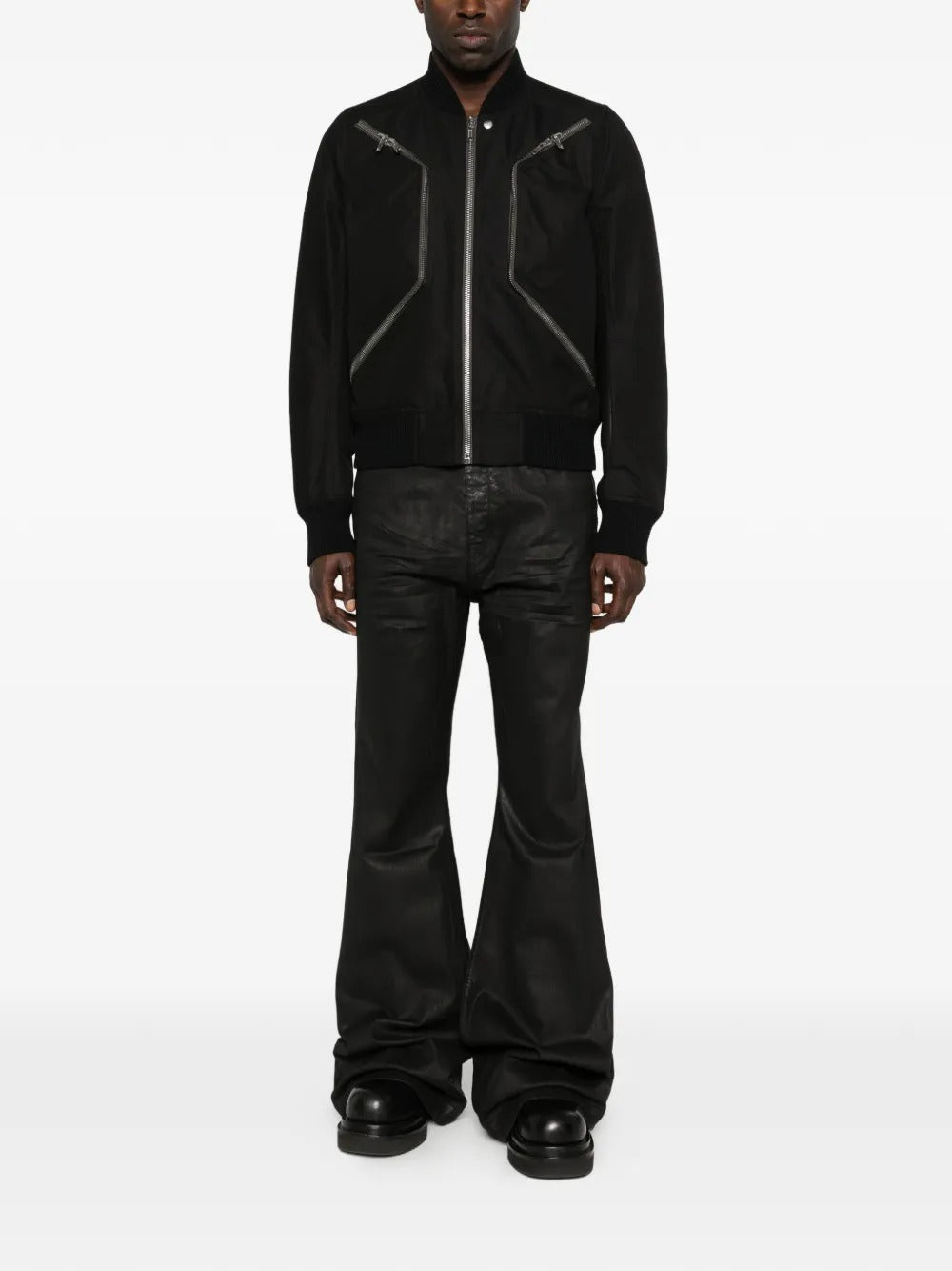 giacca heizer flight uomo nera 