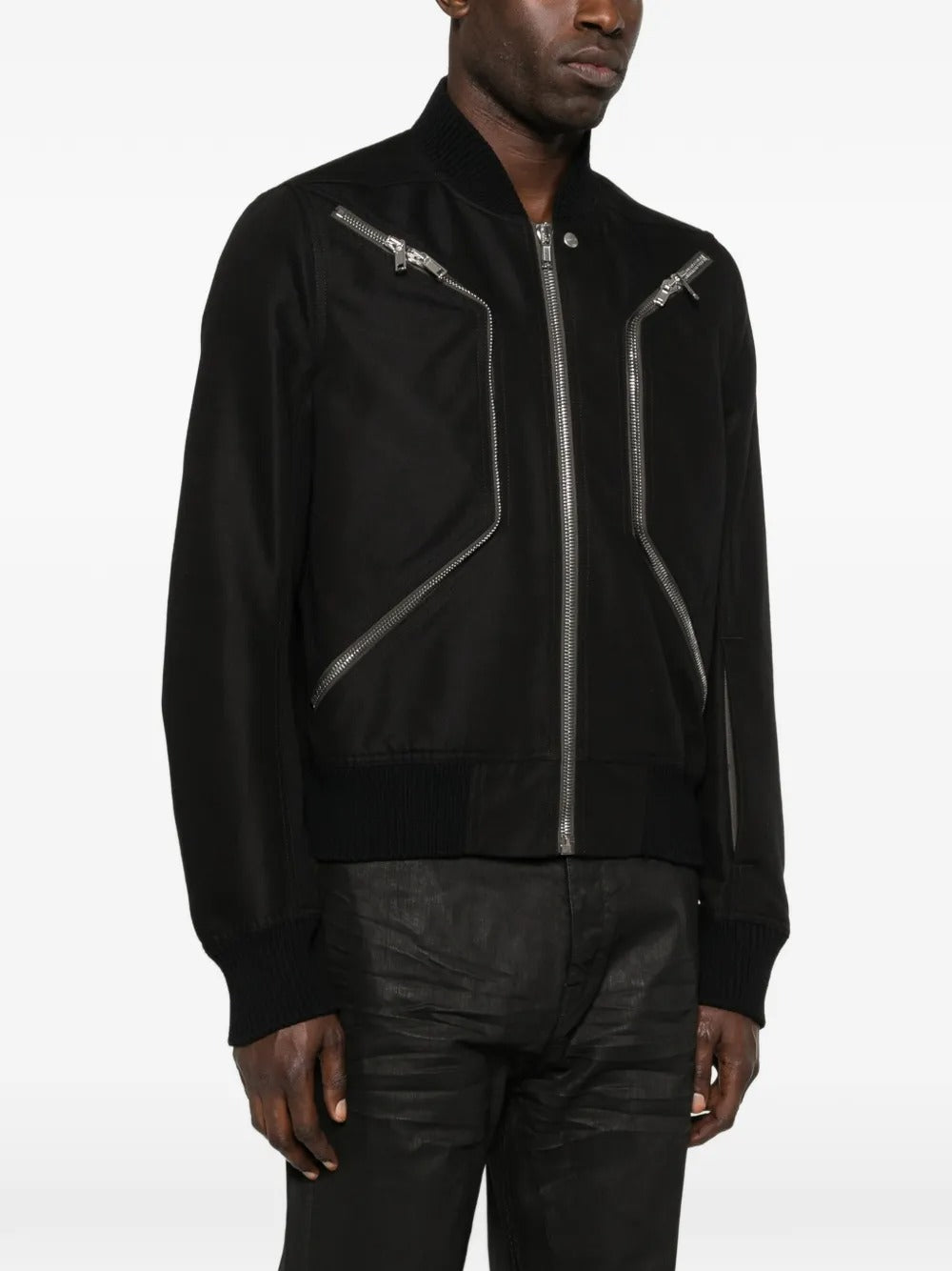 giacca heizer flight uomo nera 