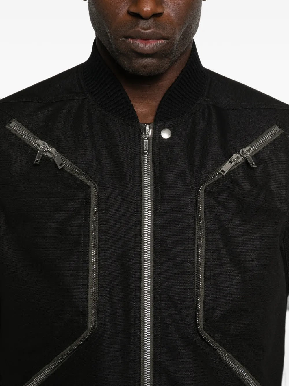 giacca heizer flight uomo nera 