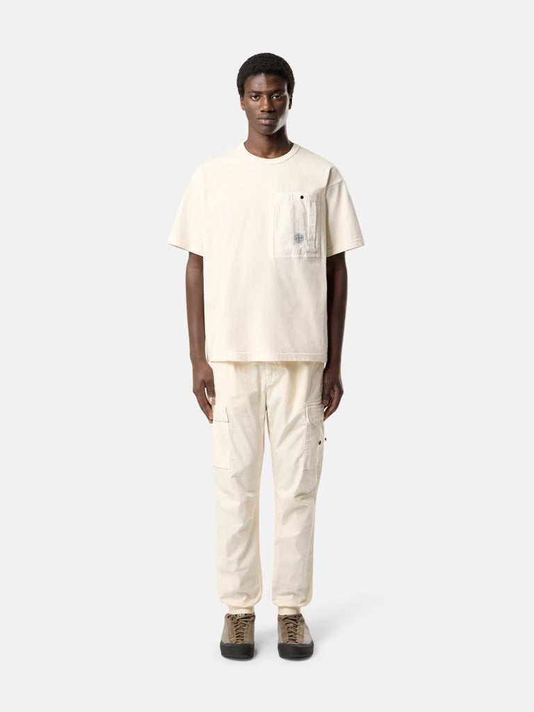 t-shirt 2100004 uomo avorio 
